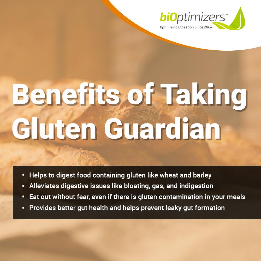 Bioptimizers Gluten Guardian Benefits